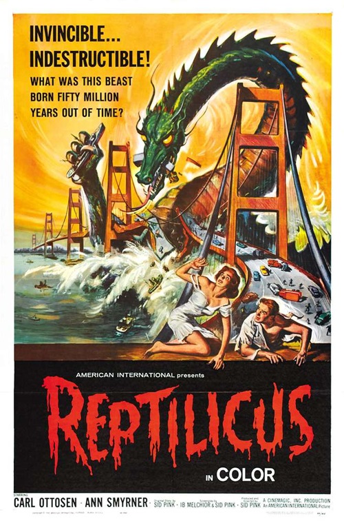 Movie poster for Reptilicus (1961)