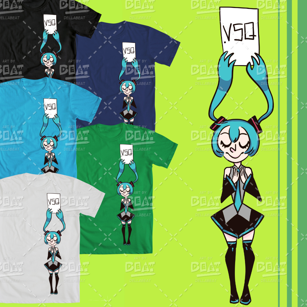 T-shirts featuring Hatsune Miku